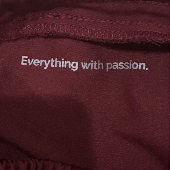 Figs Women's Straight Leg Pants - Burgundy - Picture 13 of 13